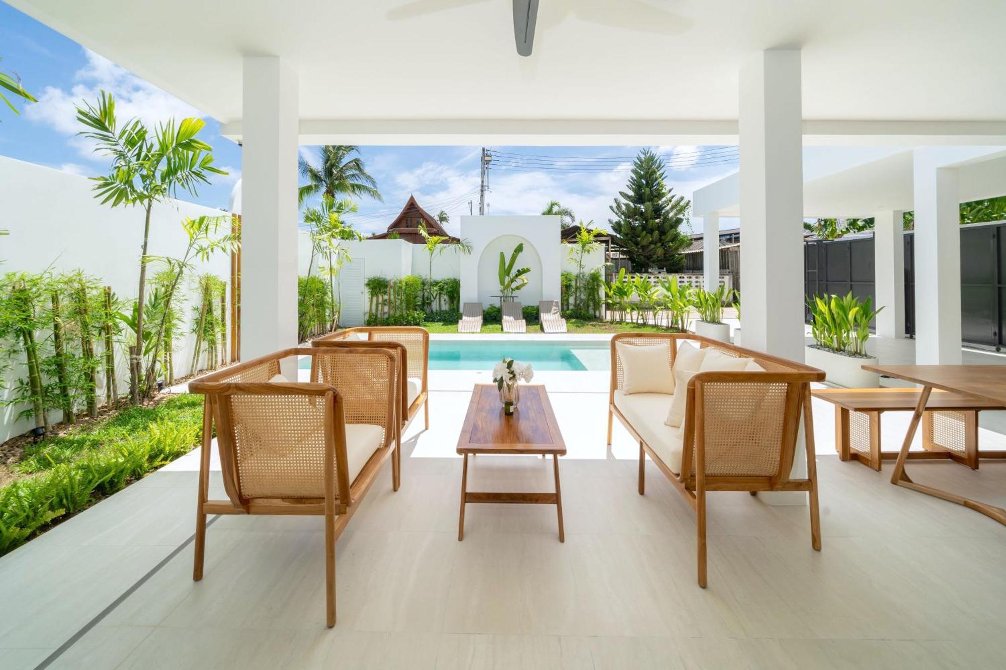 Brand New 4Br Balinese Style Pool Villa Kaia Just 5 Min Drive From Naiharn Beach Rawai Kültér fotó